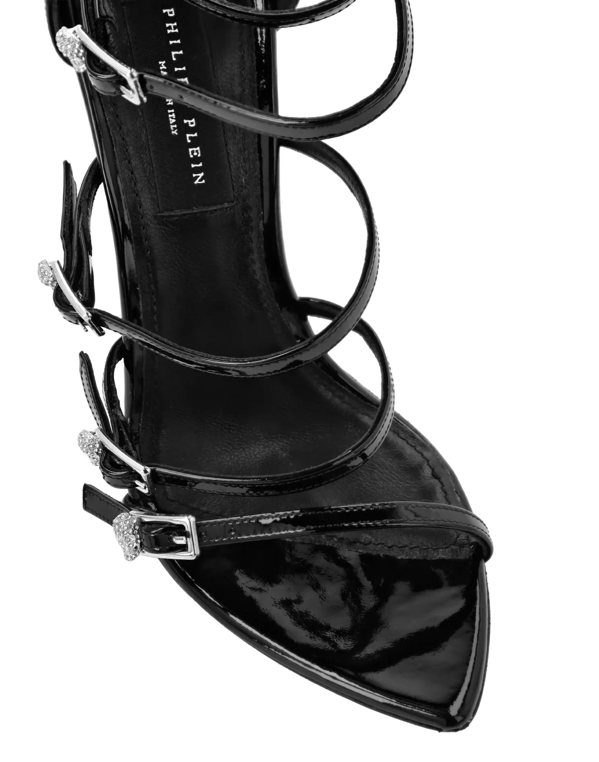 Sandals High Heels Mignon Patent, цвет: Черный