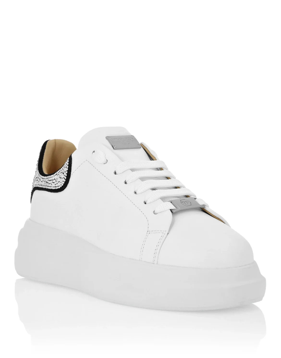 Low Top Sneakers Monogram Strass, цвет: Белый