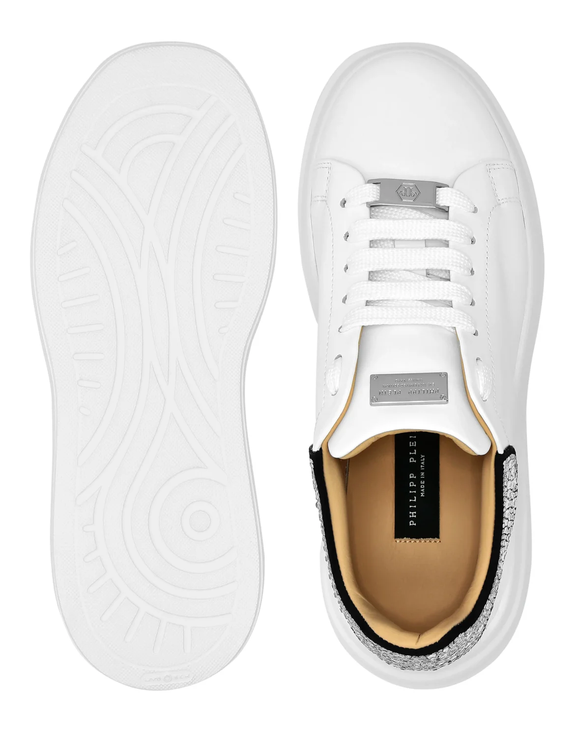 Low Top Sneakers Monogram Strass, цвет: Белый