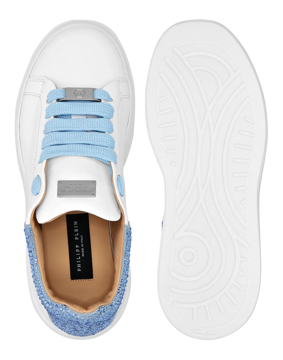 Low Top Sneakers Monogram Strass, цвет: Белый