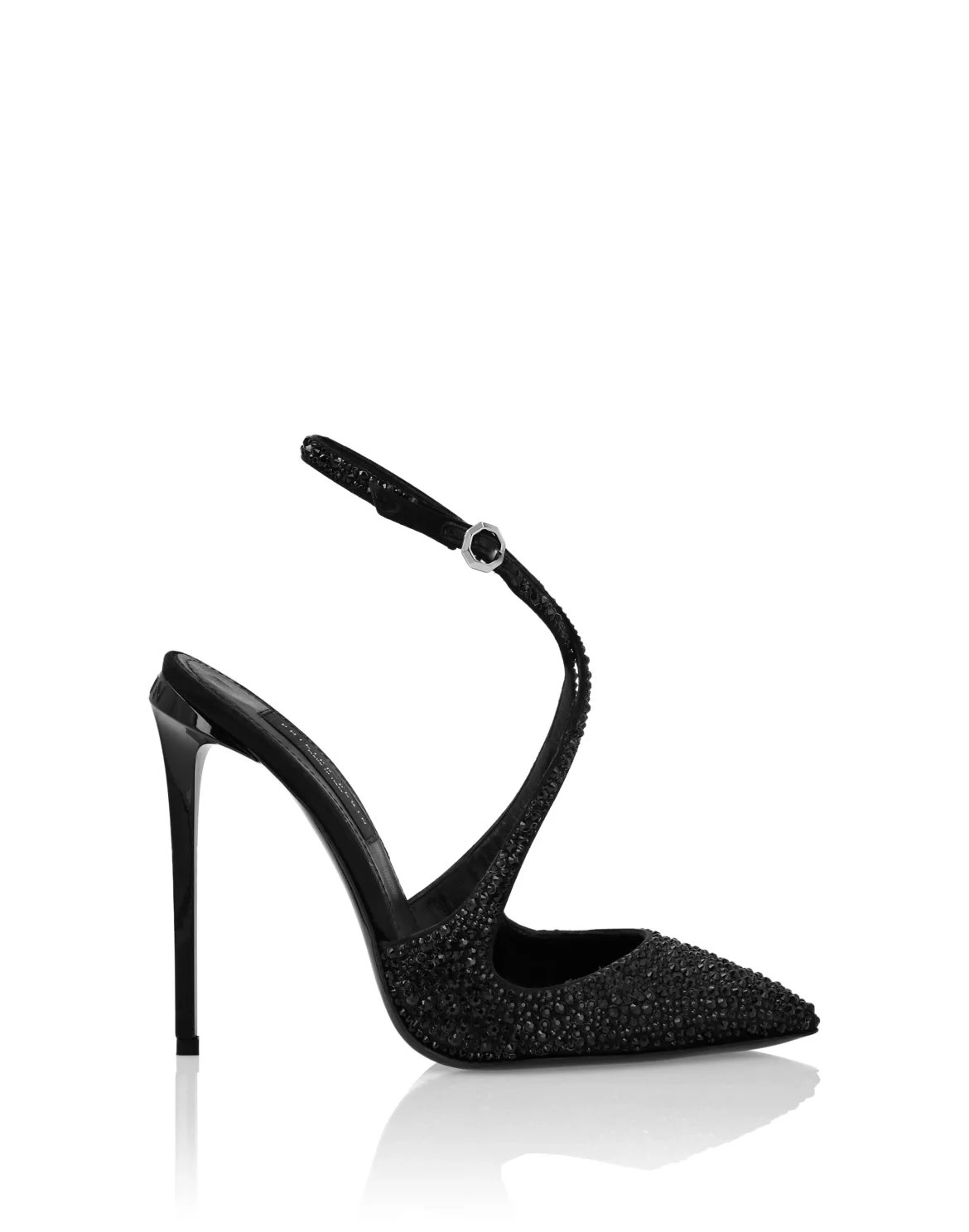 Slingback Shoes Strass, цвет: Черный