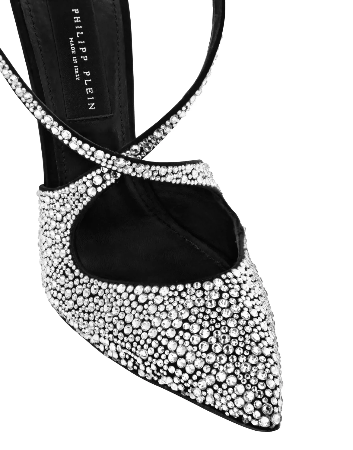 Slingback Shoes Strass, цвет: Черный