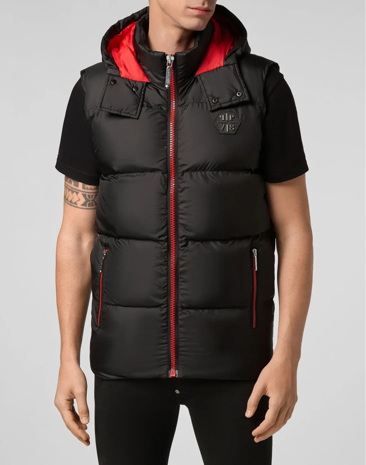 Short Vest Slim Cut, цвет: Черный