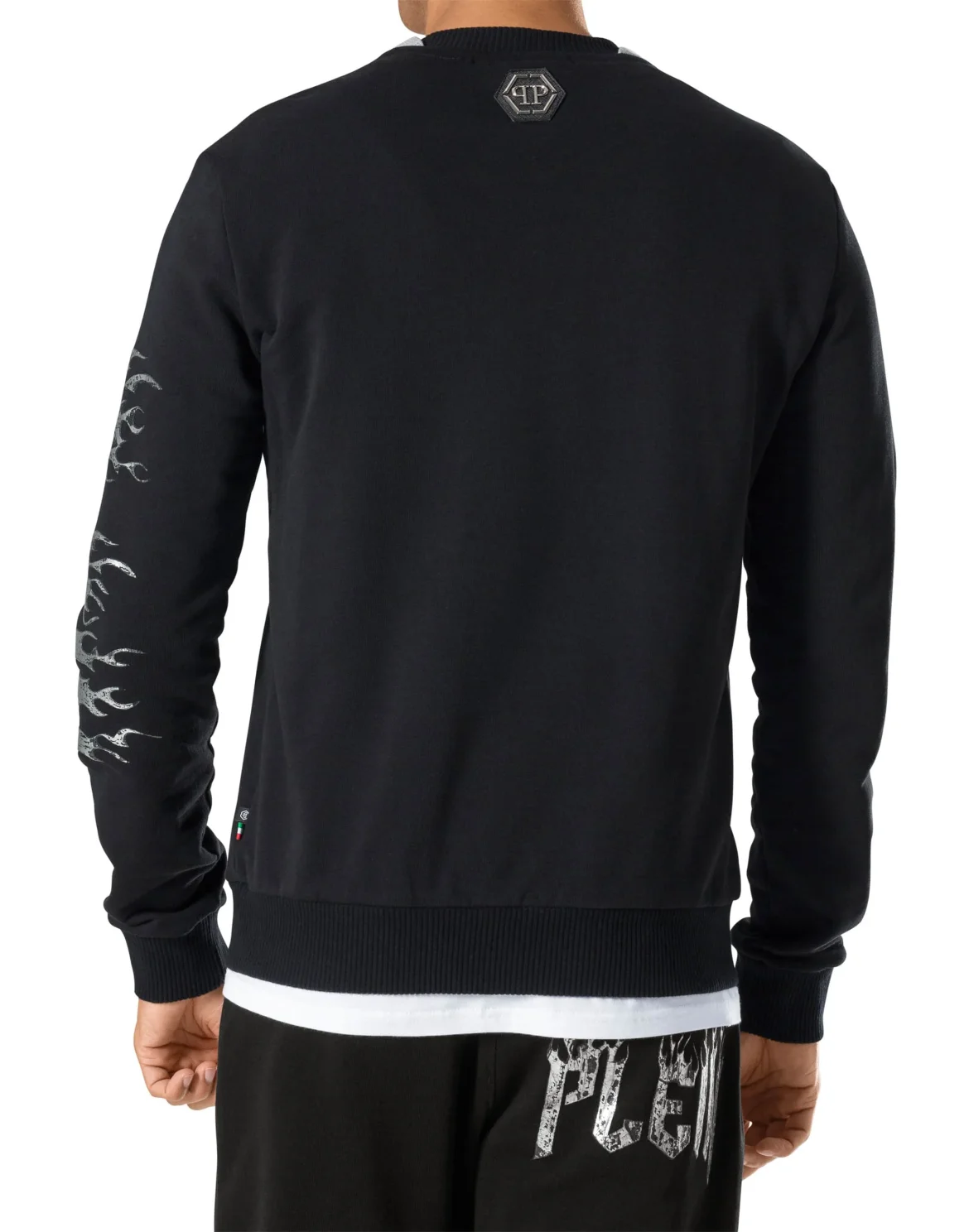 Sweatshirt LS "Handmade skull", цвет: Черный