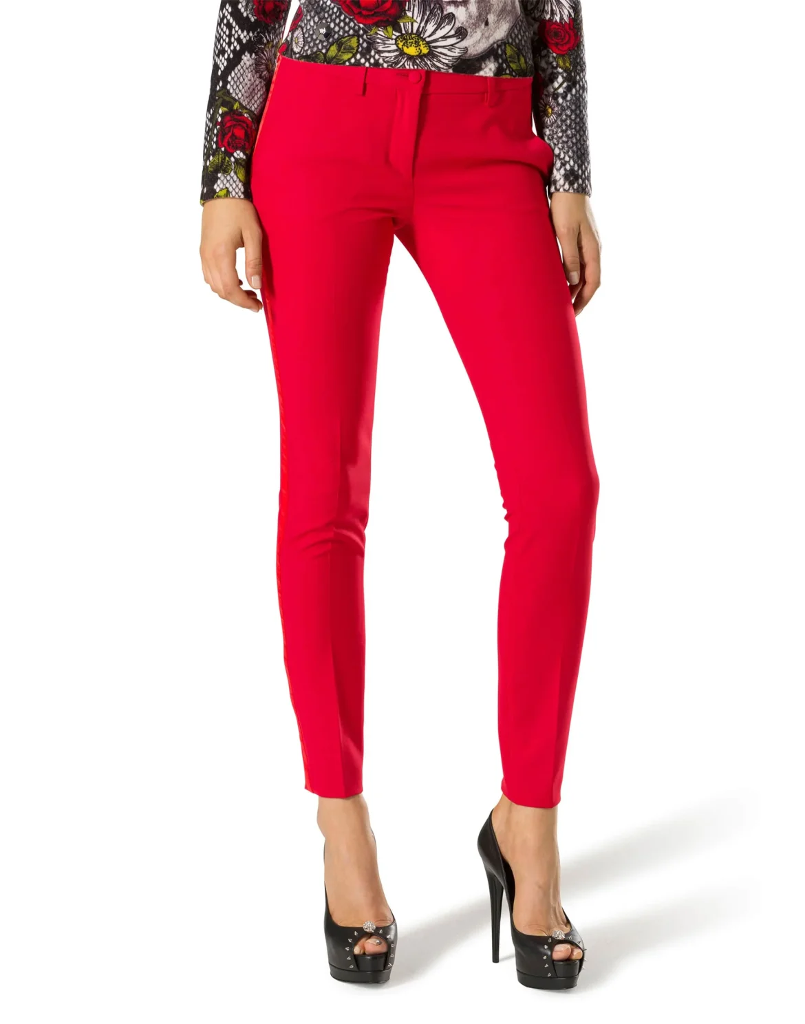 Long Trousers "Liza Evans", цвет: Красный
