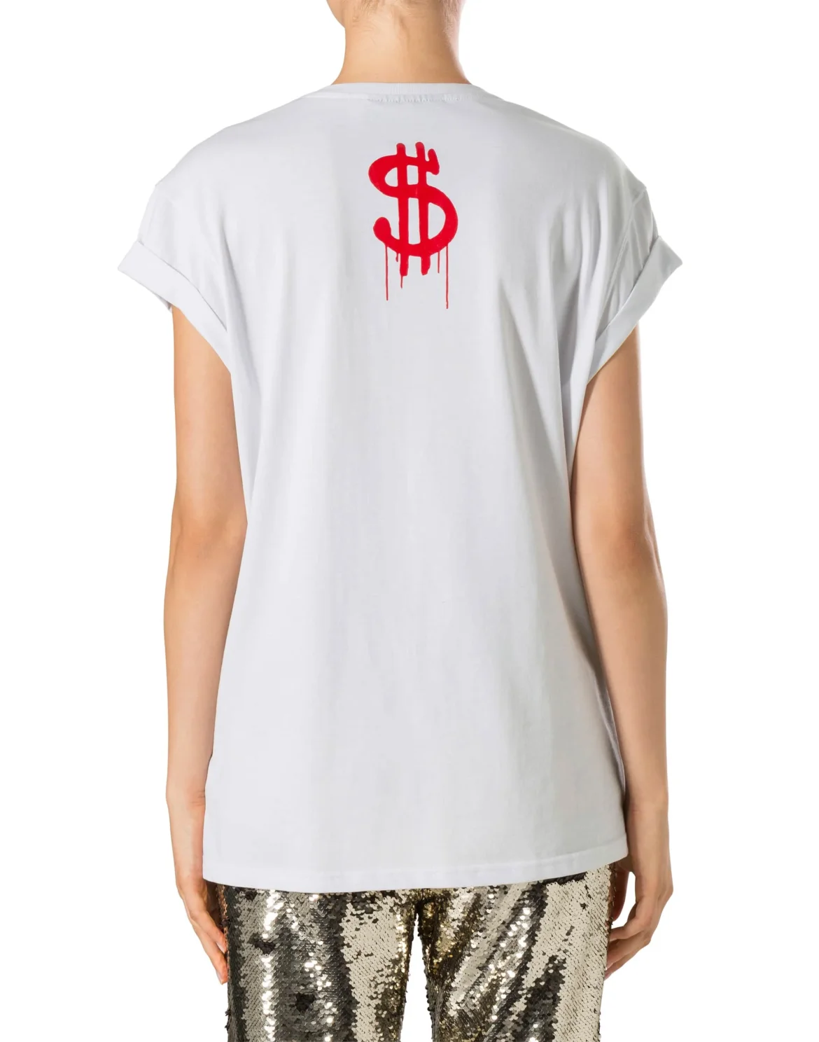 T-shirt Round Neck SS "Make Money", цвет: Белый