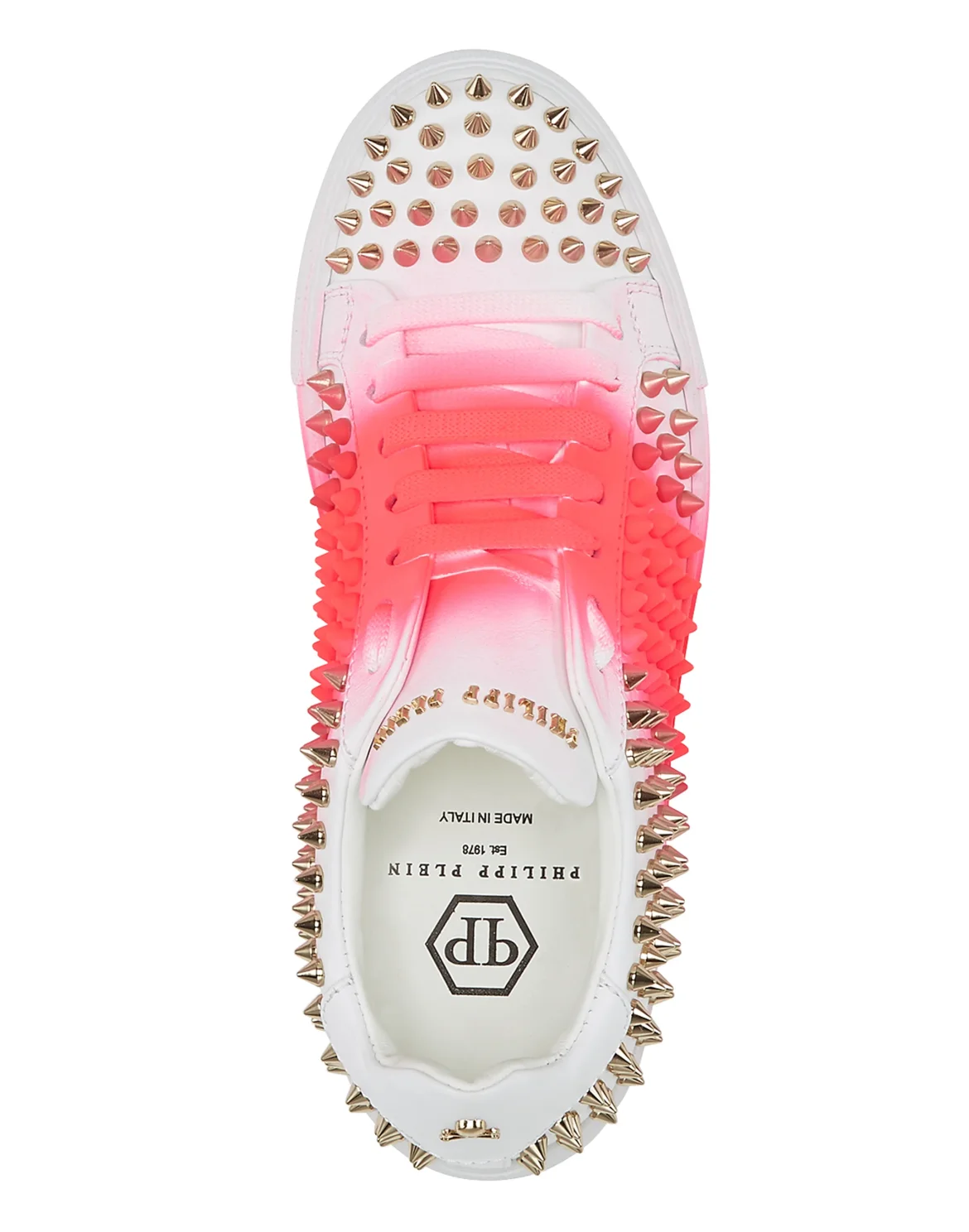 Lo-Top Sneakers "Pink me", цвет: Белый