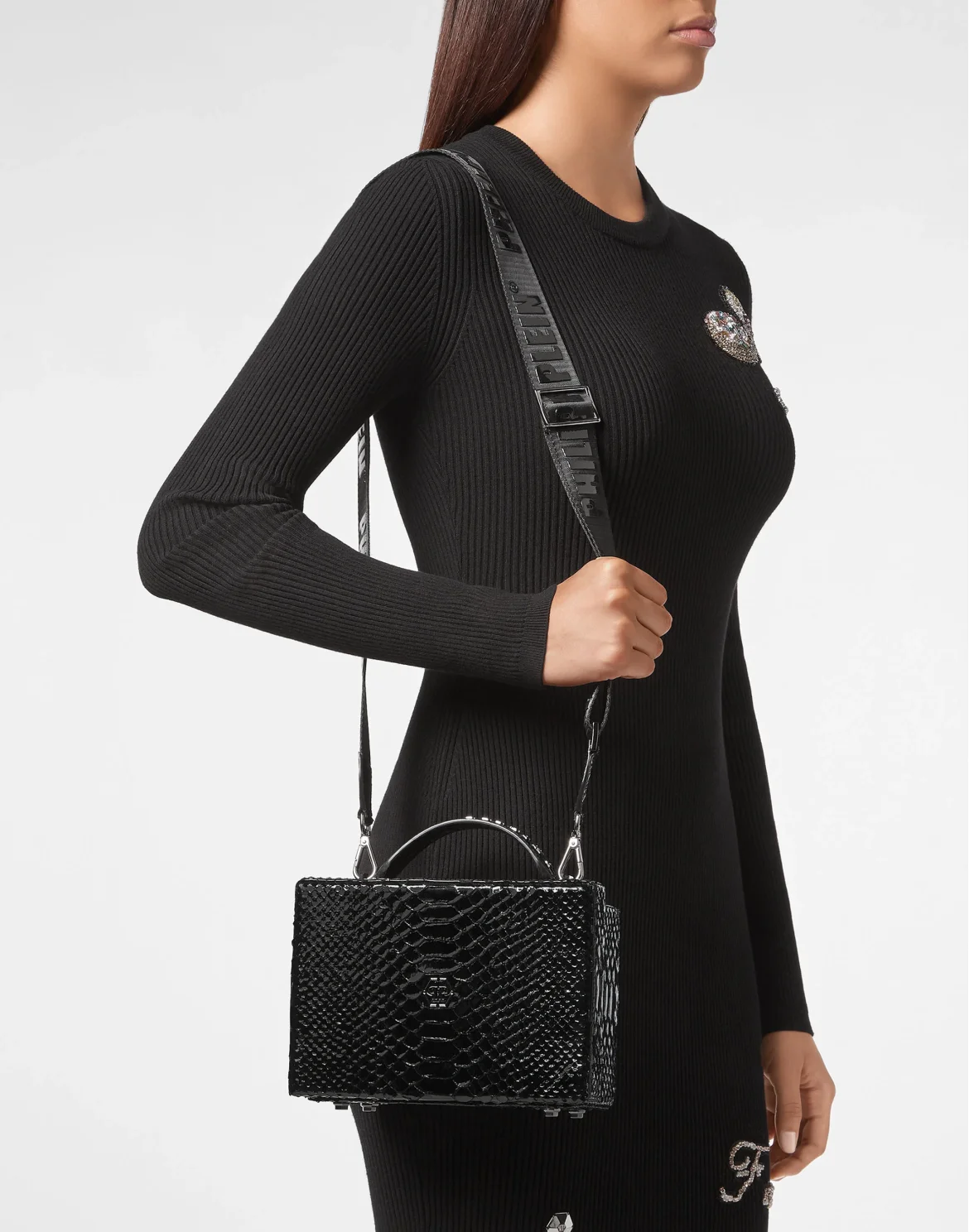 Handle bag Philipp Plein TM, цвет: Черный