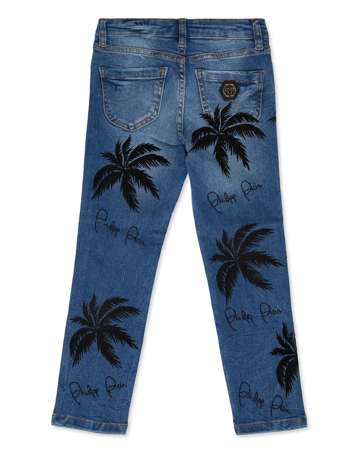 Slim Fit Aloha Plein, цвет: Синий