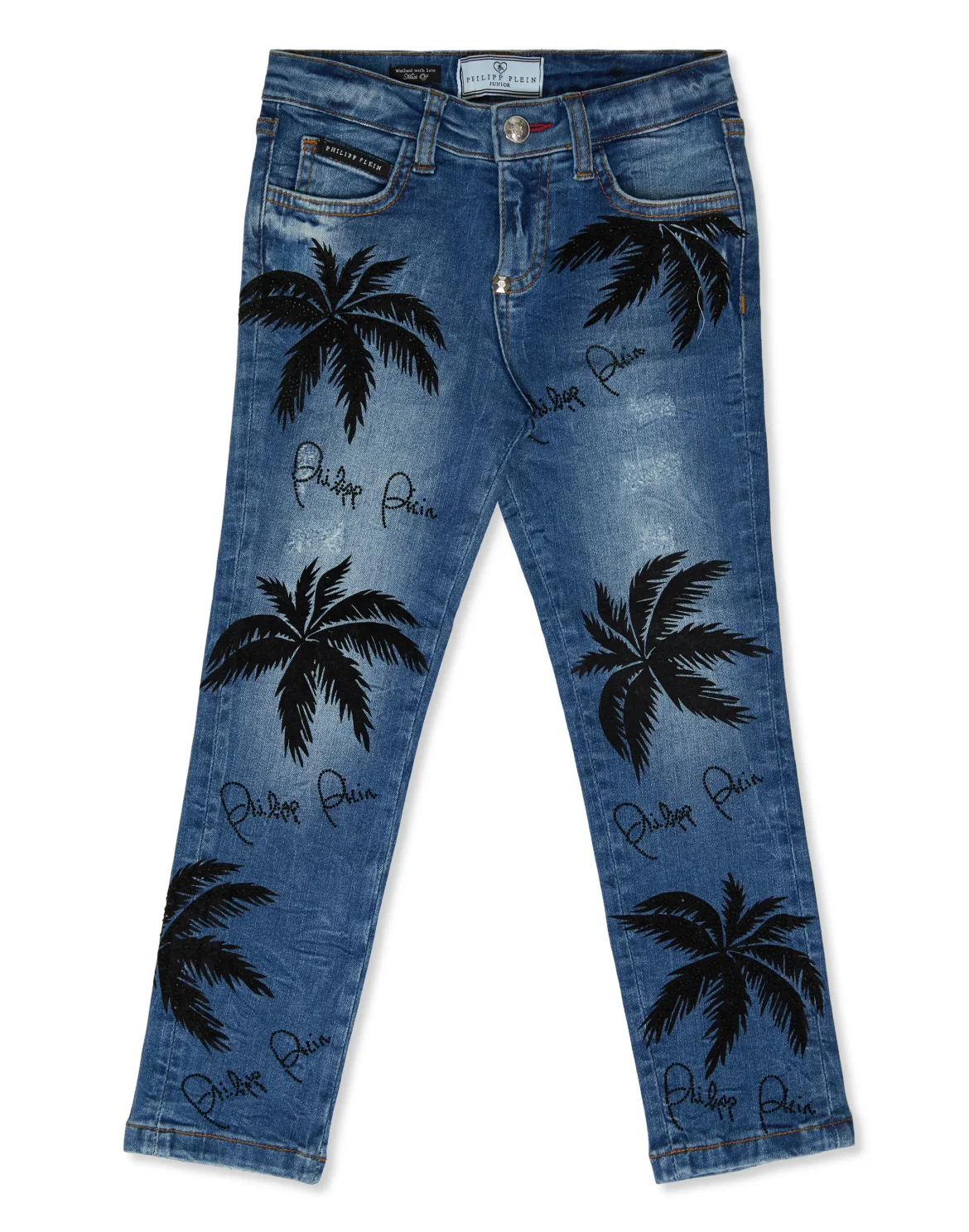 Slim Fit Aloha Plein, цвет: Синий