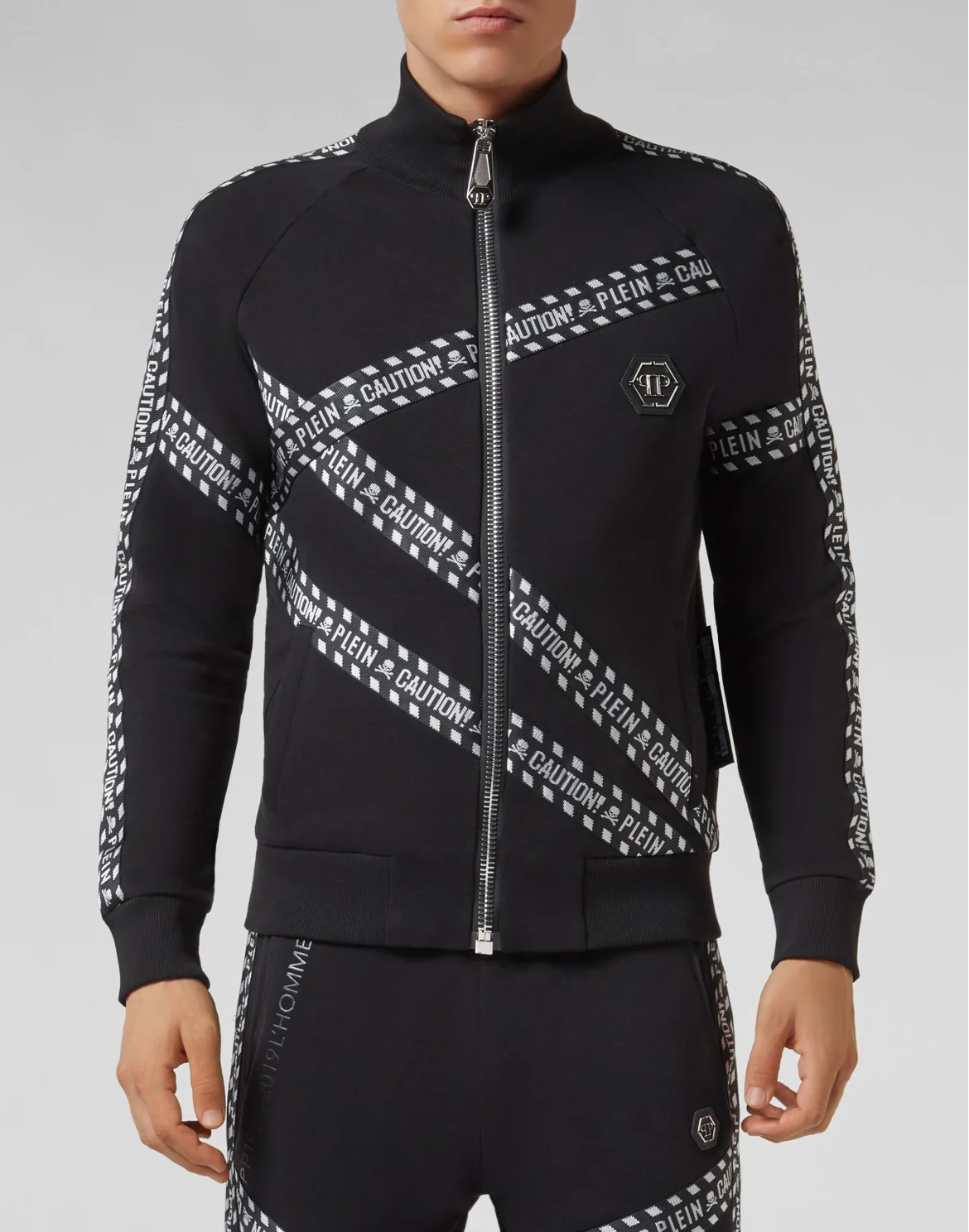 Jogging Jacket Warning, цвет: Черный