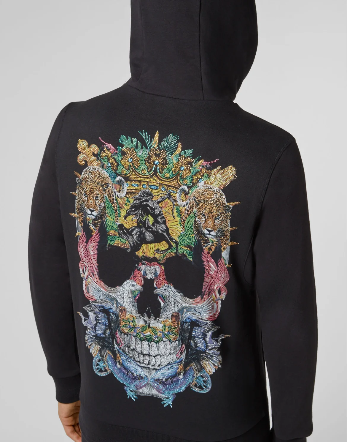 Hoodie Sweatjacket Aloha Plein, цвет: Черный