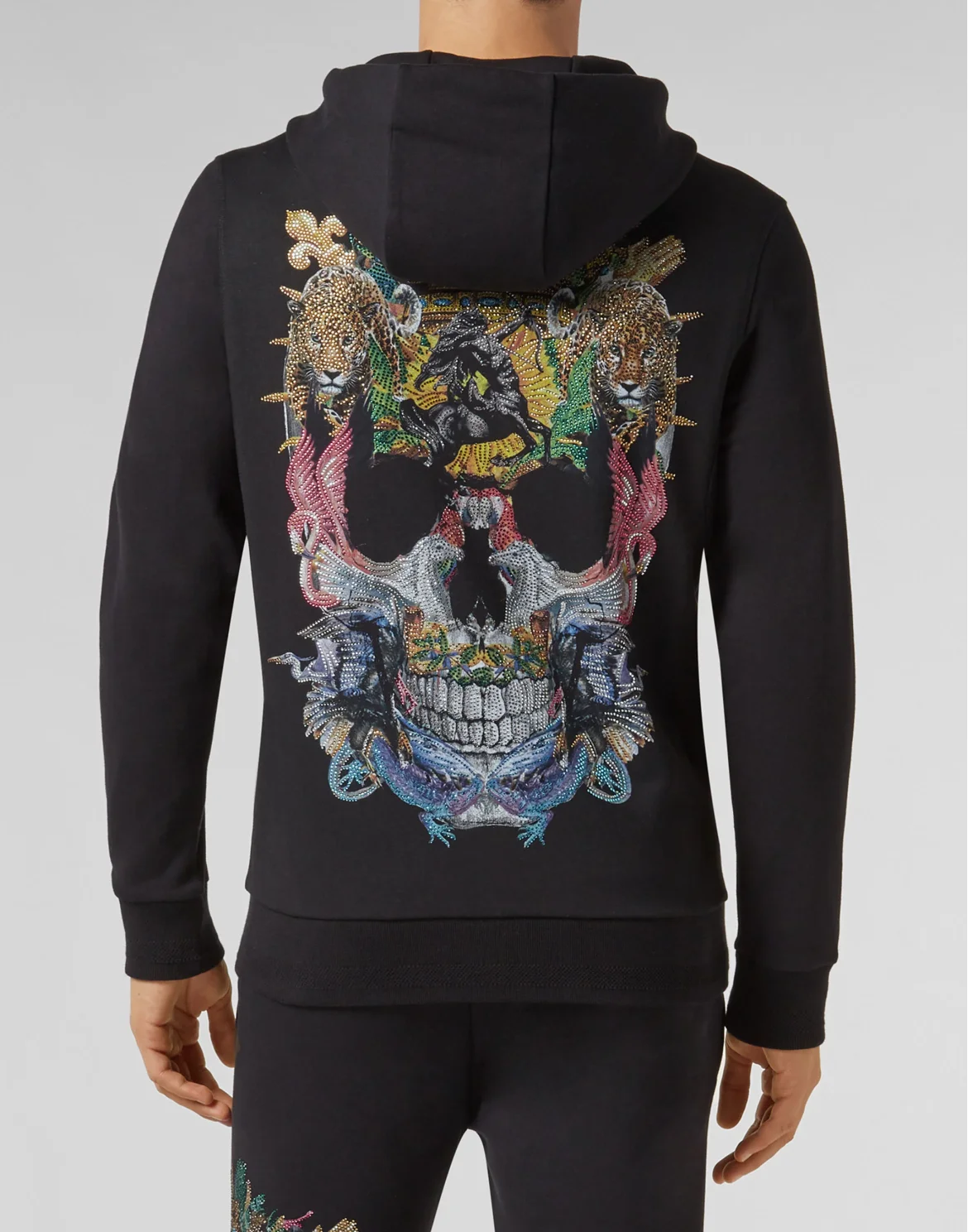 Hoodie Sweatjacket Aloha Plein, цвет: Черный