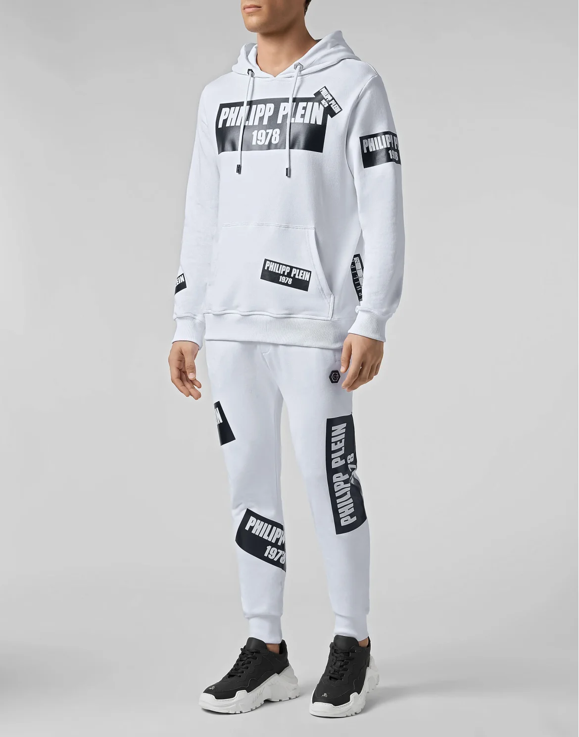 Hoodie sweatshirt PP1978, цвет: Белый