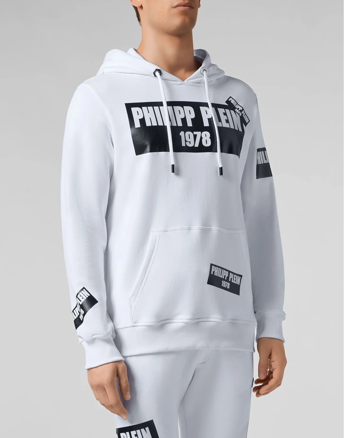 Hoodie sweatshirt PP1978, цвет: Белый