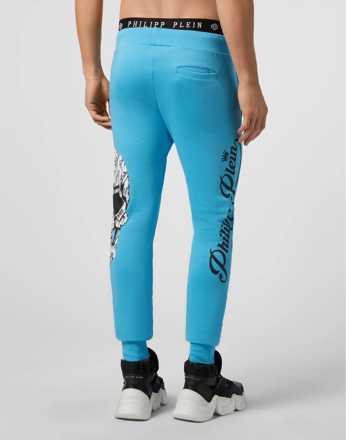 Jogging Trousers Allover skull, цвет: Голубой