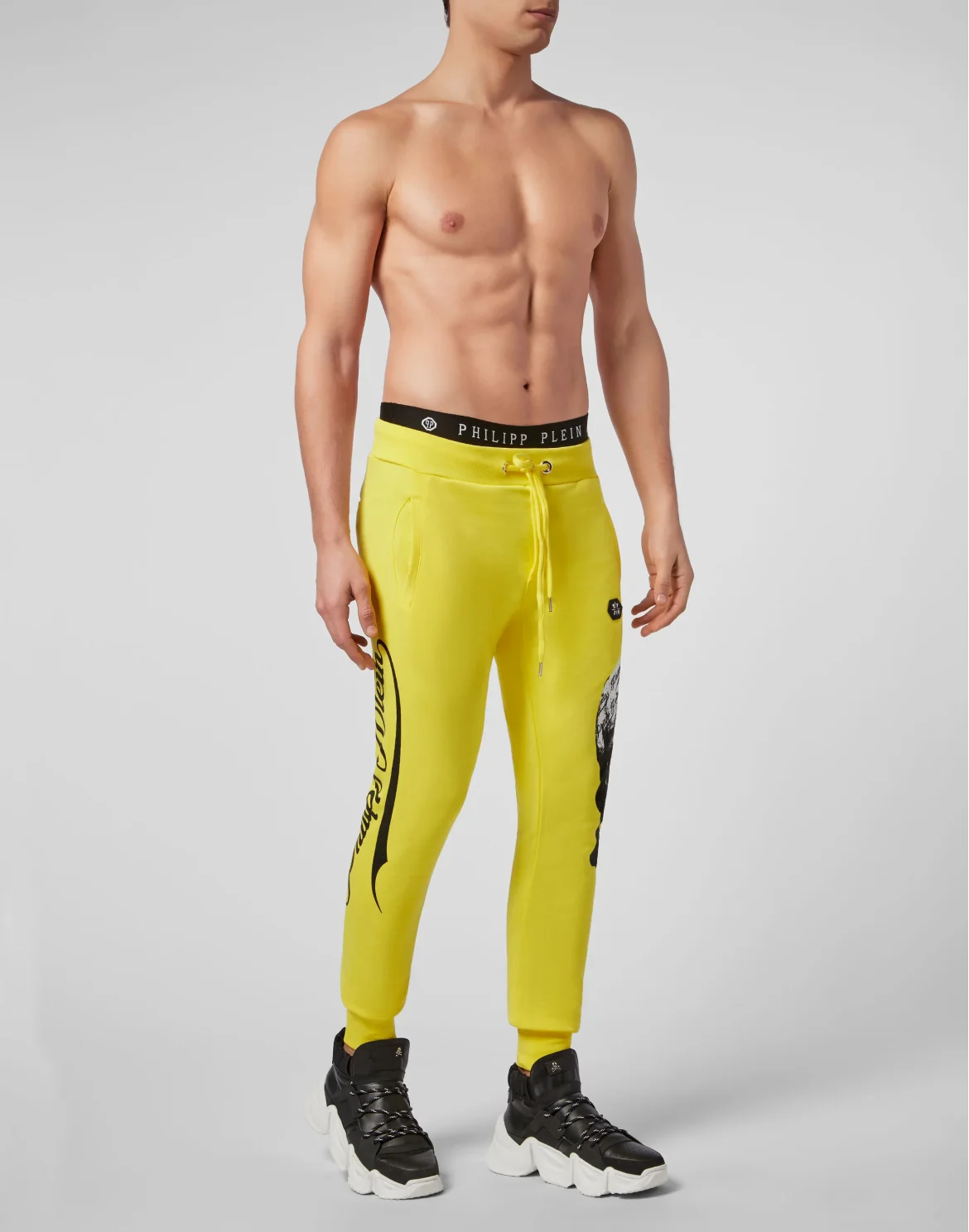Jogging Trousers Allover skull, цвет: Желтый