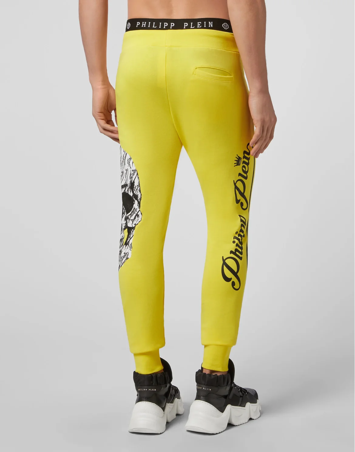 Jogging Trousers Allover skull, цвет: Желтый