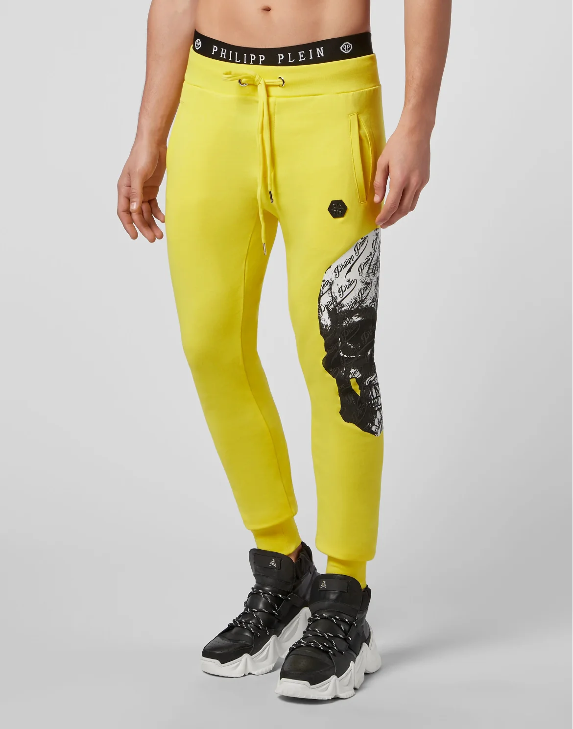 Jogging Trousers Allover skull, цвет: Желтый