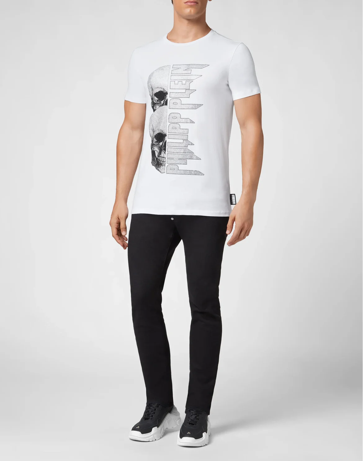 T-shirt Round Neck SS Skull, цвет: Белый