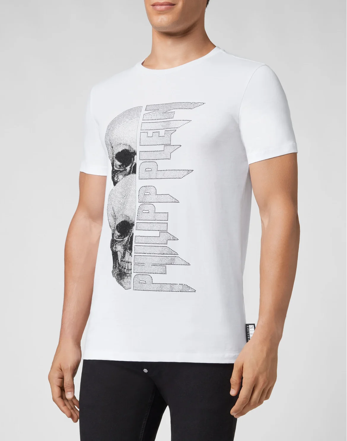 T-shirt Round Neck SS Skull, цвет: Белый