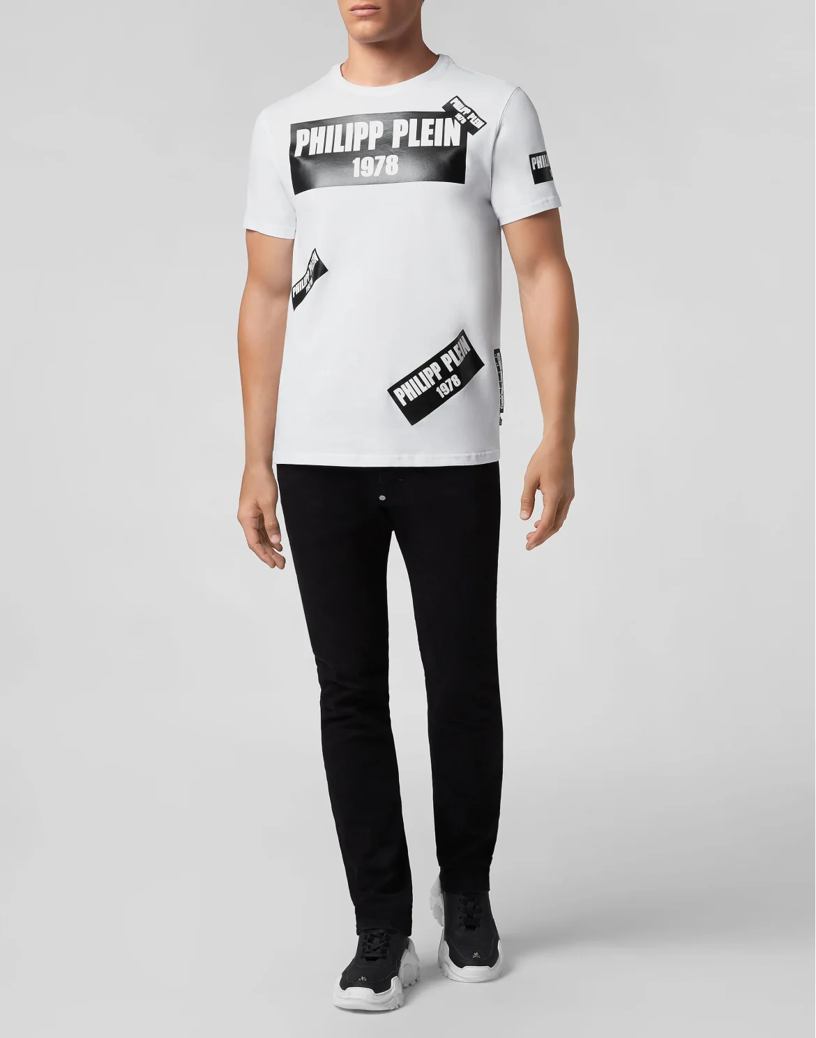 T-shirt Platinum Cut Round Neck PP1978, цвет: Белый