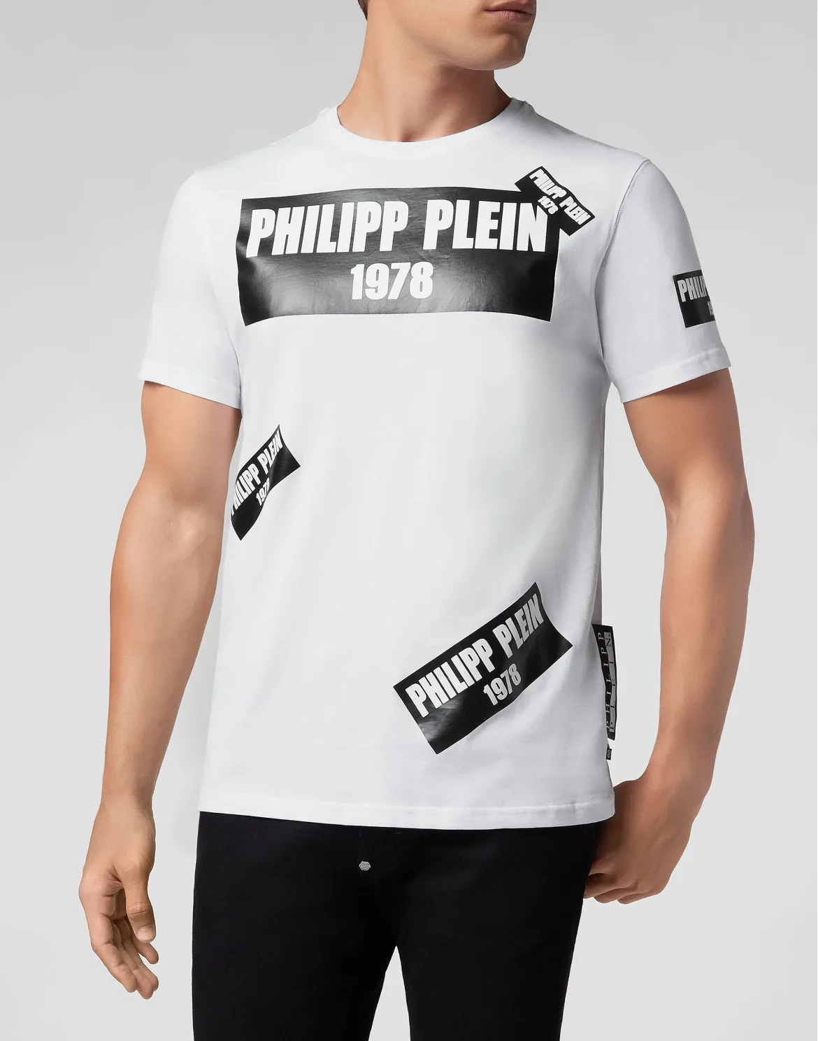 T-shirt Platinum Cut Round Neck PP1978, цвет: Белый