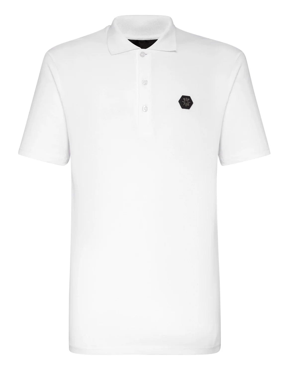 Slim Fit Polo shirt SS Hexagonal, цвет: Белый