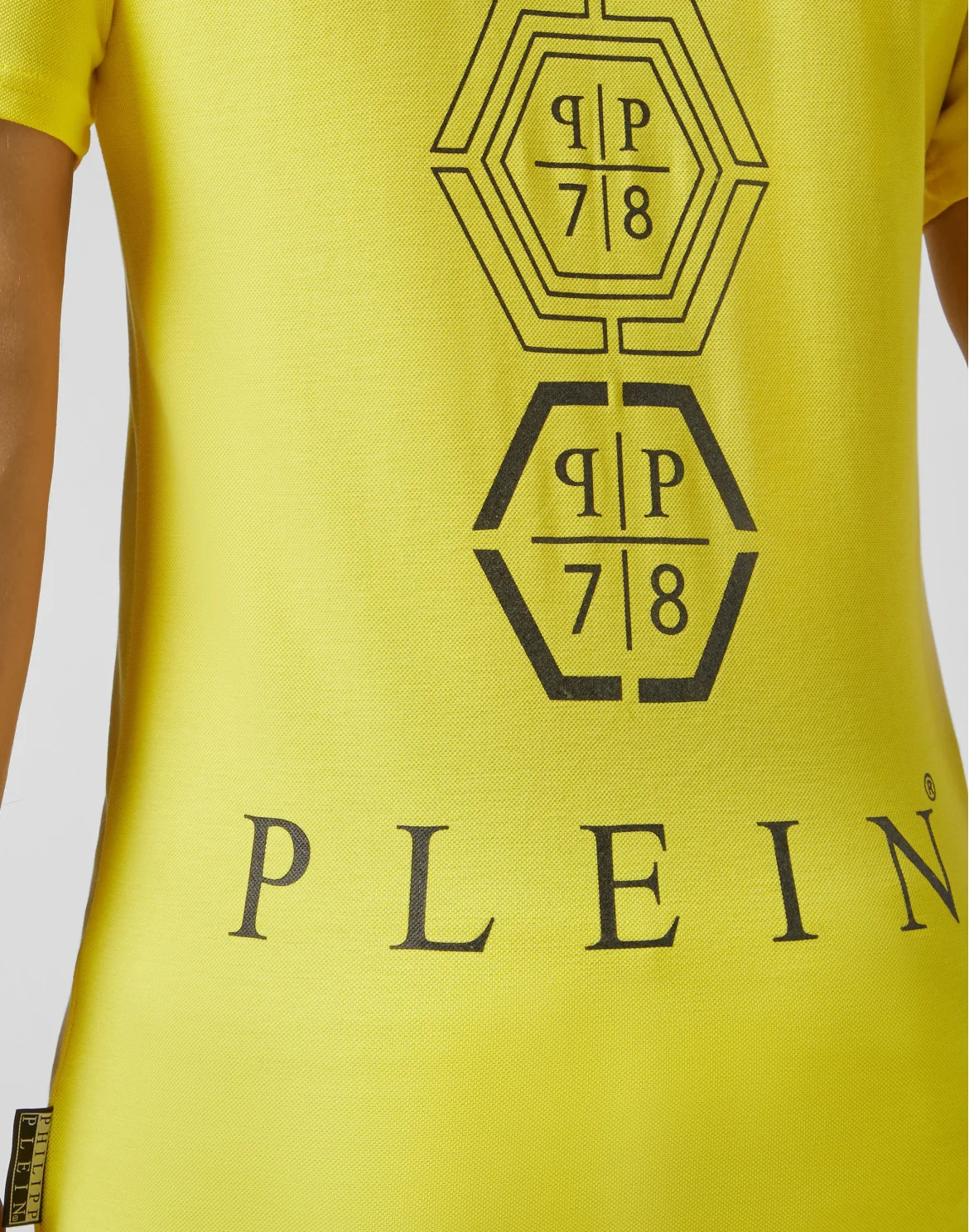 Slim Fit Polo shirt SS Hexagonal, цвет: Желтый