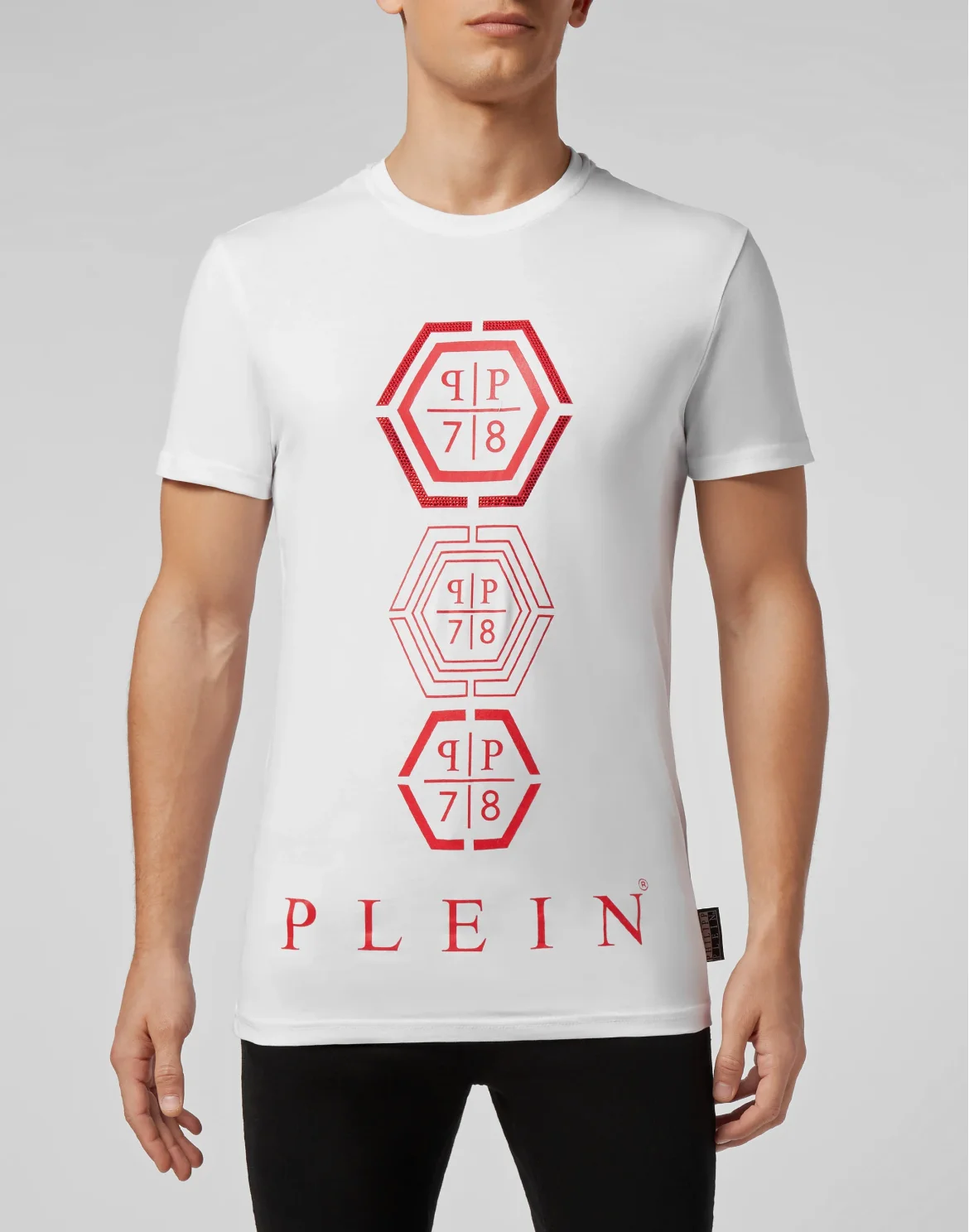 T-shirt Round Neck SS Hexagonal, цвет: Белый