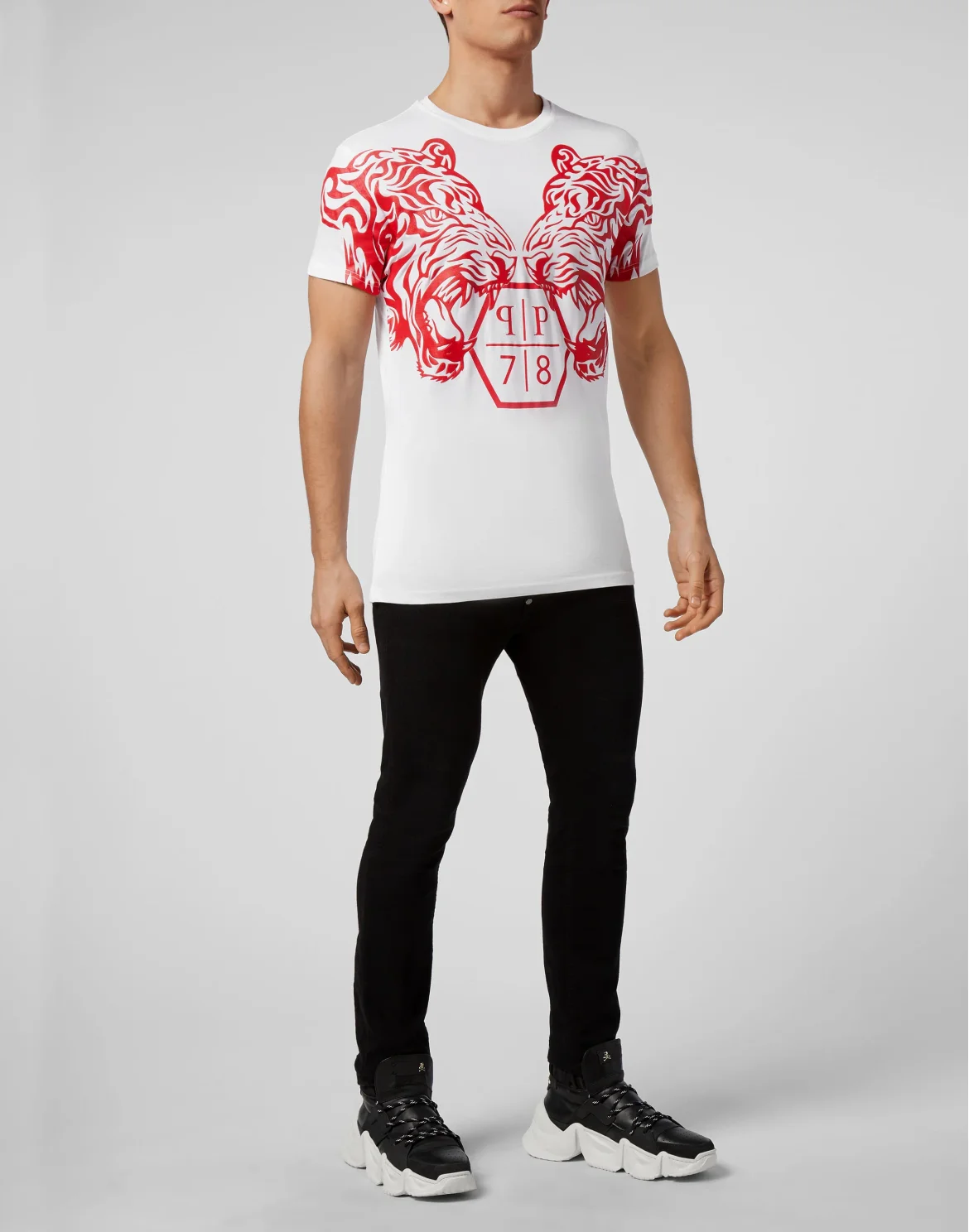 T-shirt Round Neck SS Tigers, цвет: Белый