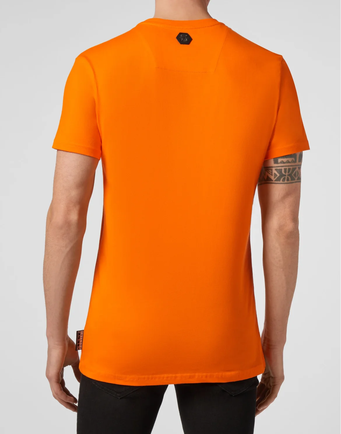 T-shirt Round Neck SS Hexagon tiger, цвет: Оранжевый