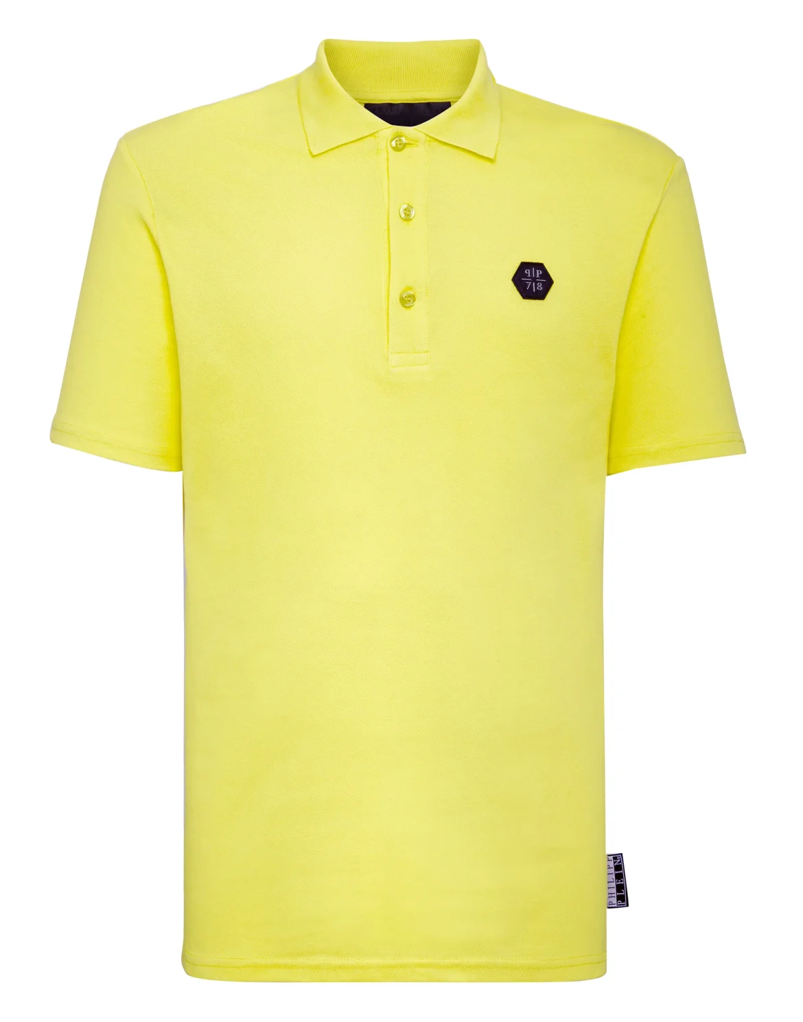 Slim Fit Polo shirt SS Allover skull, цвет: Желтый