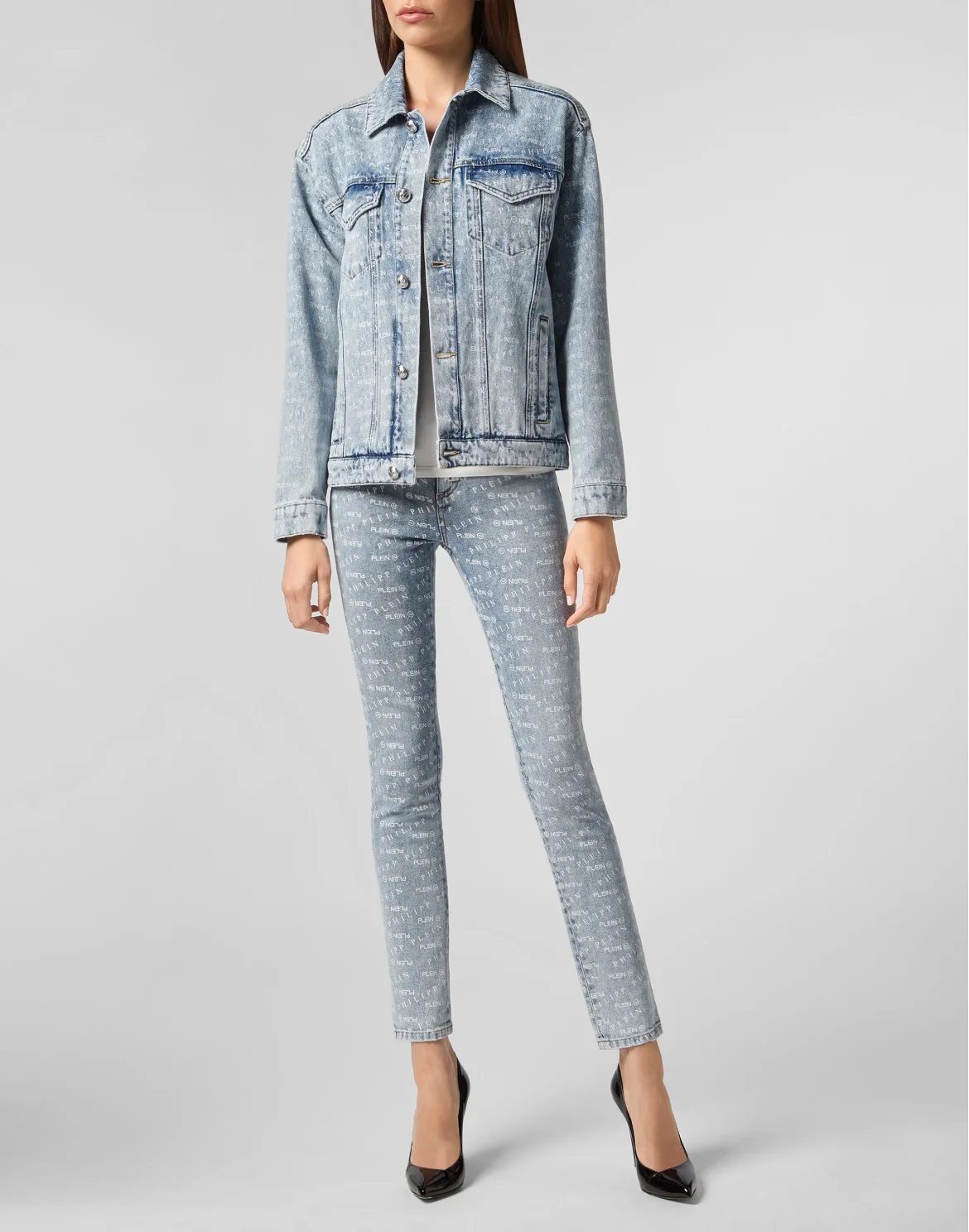 Miss Slim Fit All over PP, цвет: Голубой