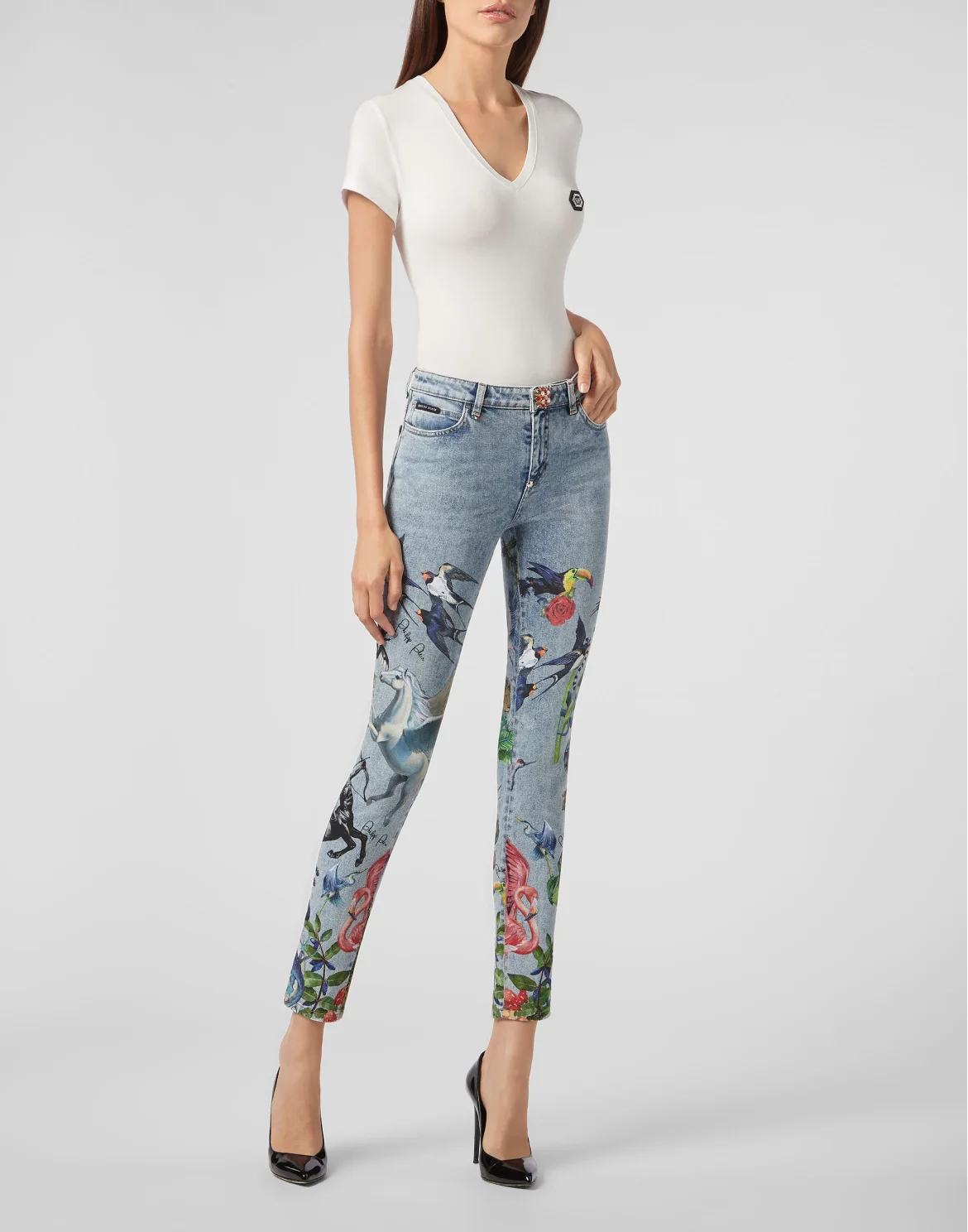 Miss Slim Fit Jungle, цвет: Голубой
