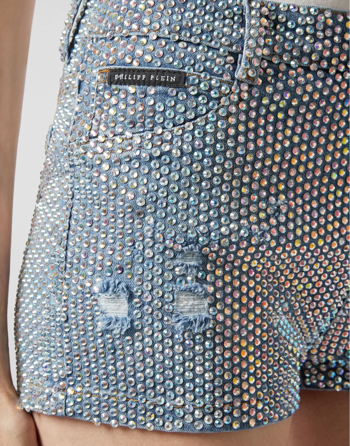 High Waist Hot pants Crystal, цвет: Синий