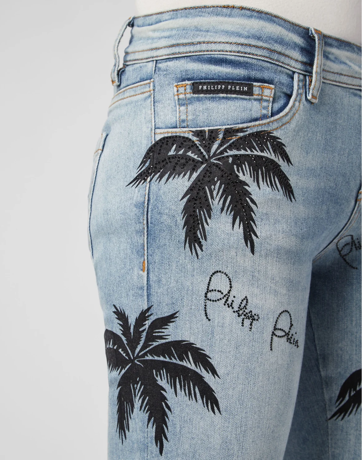 Slim Fit Aloha Plein, цвет: Синий
