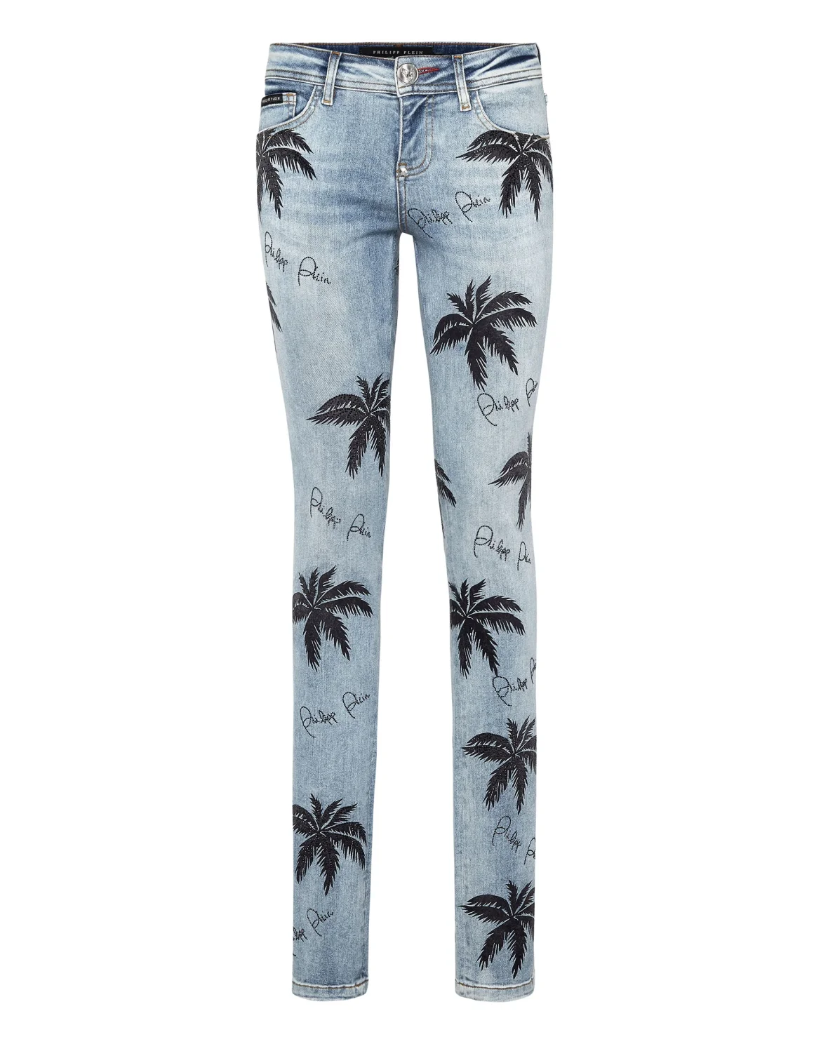 Slim Fit Aloha Plein, цвет: Синий