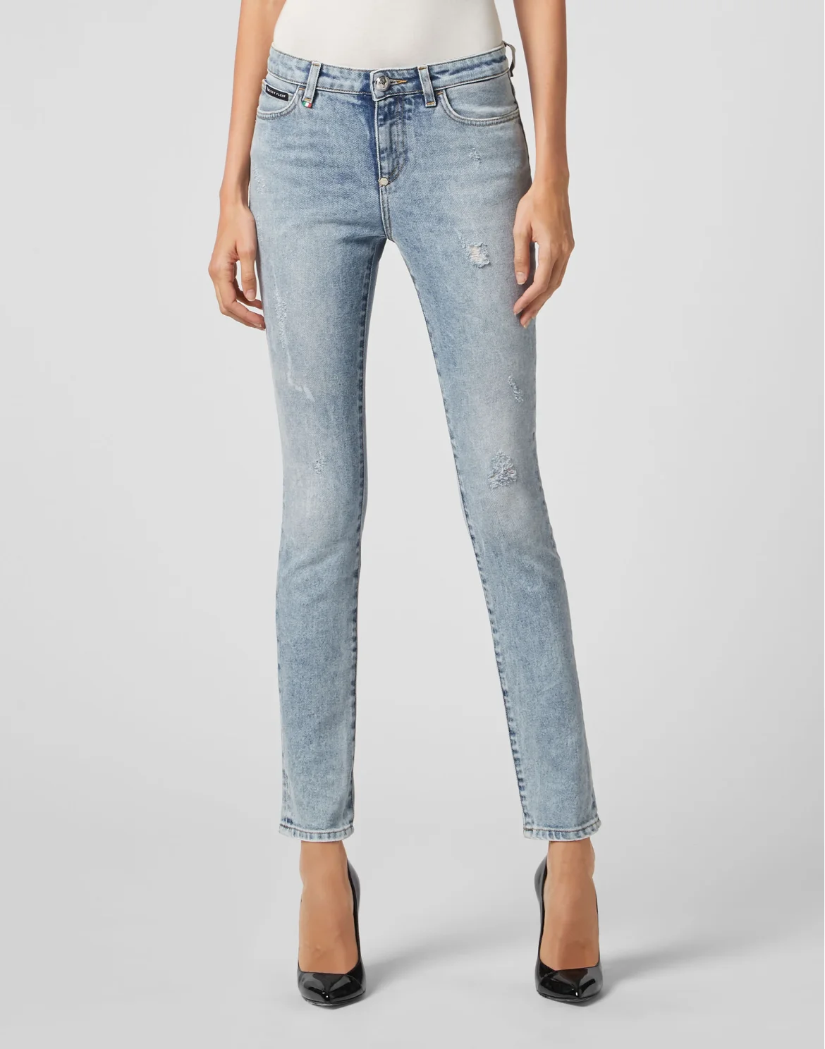 Slim Fit Statement, цвет: Голубой