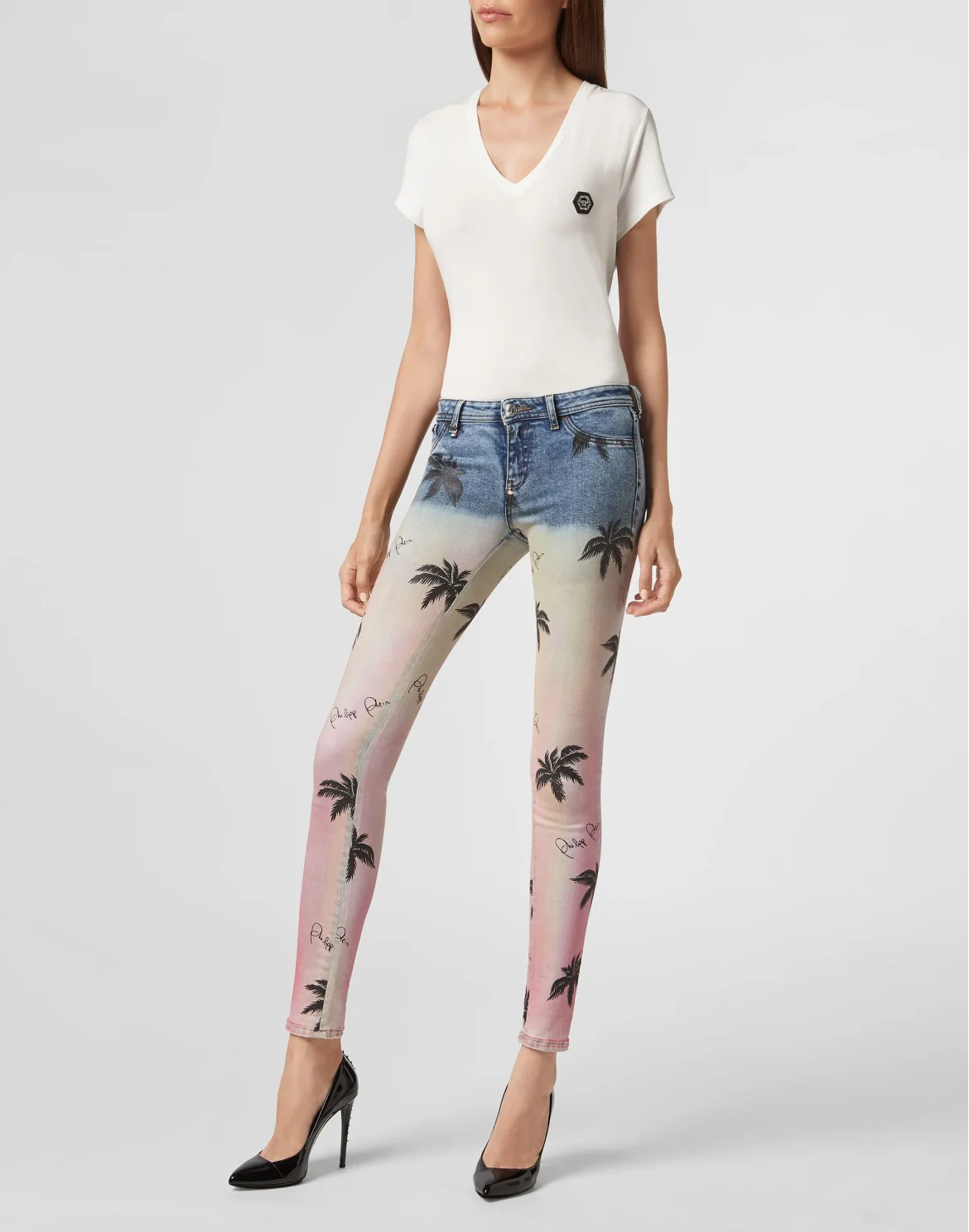 Jeggins Aloha Plein, цвет: Синий