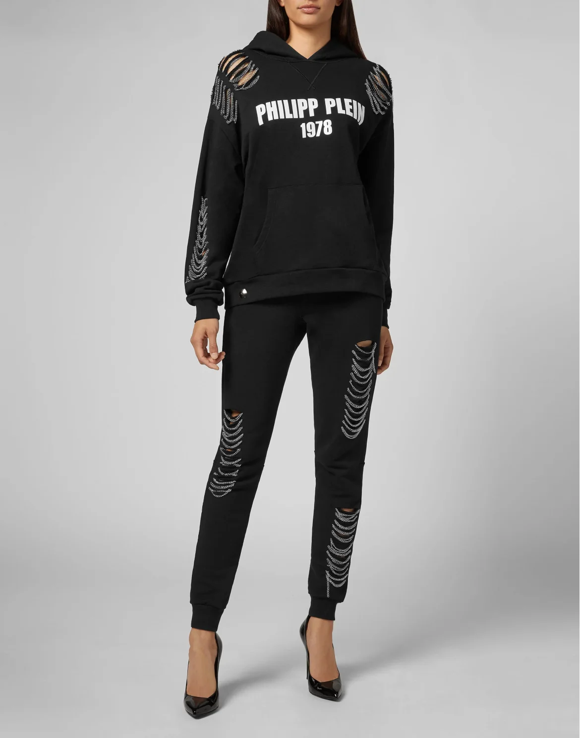 Hoodie sweatshirt PP1978, цвет: Черный