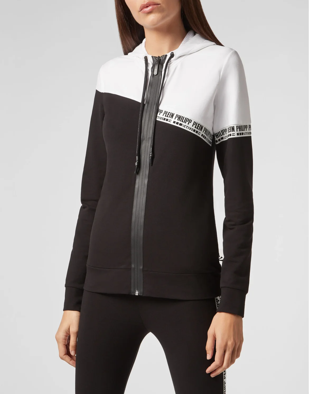Hoodie Sweatjacket  Stripes, цвет: Черный