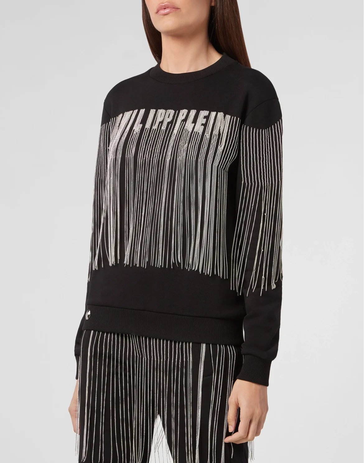 Sweatshirt LS Fringe, цвет: Черный