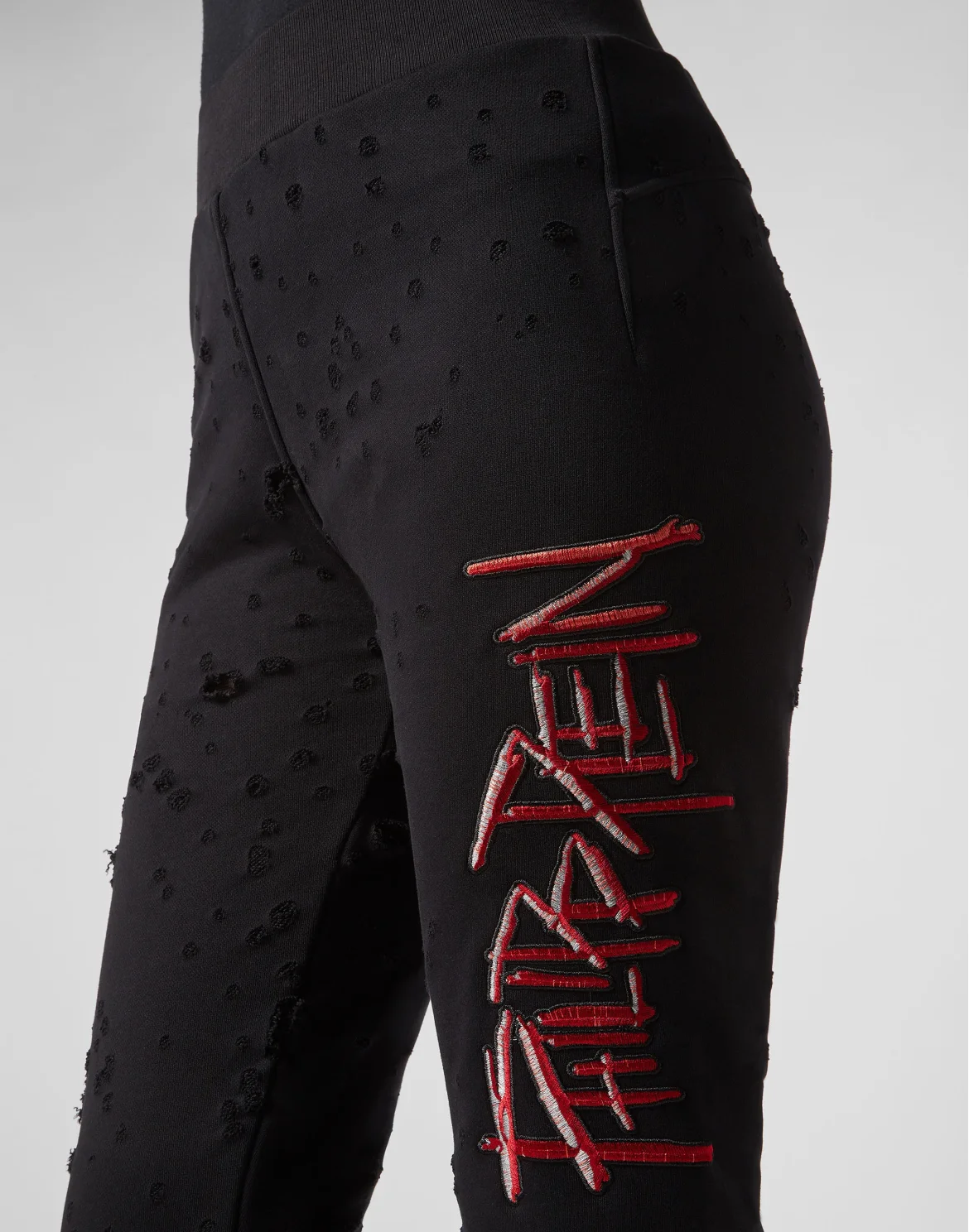 Jogging Trousers Destroyed, цвет: Черный