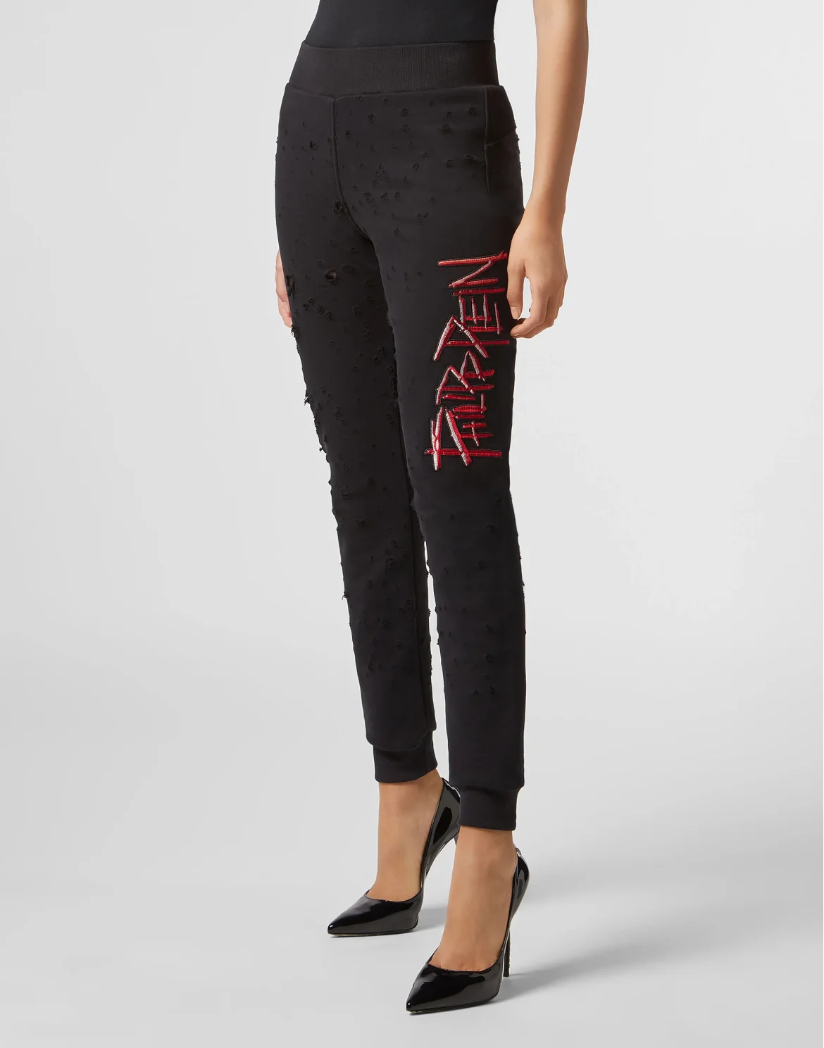 Jogging Trousers Destroyed, цвет: Черный