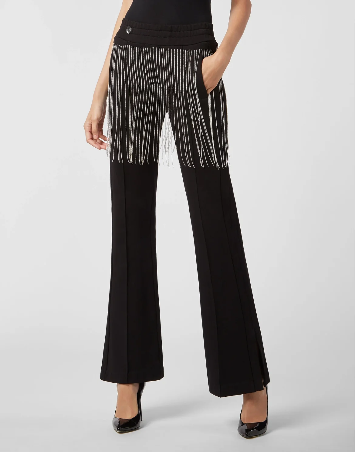 Jogging Trousers Fringe, цвет: Черный