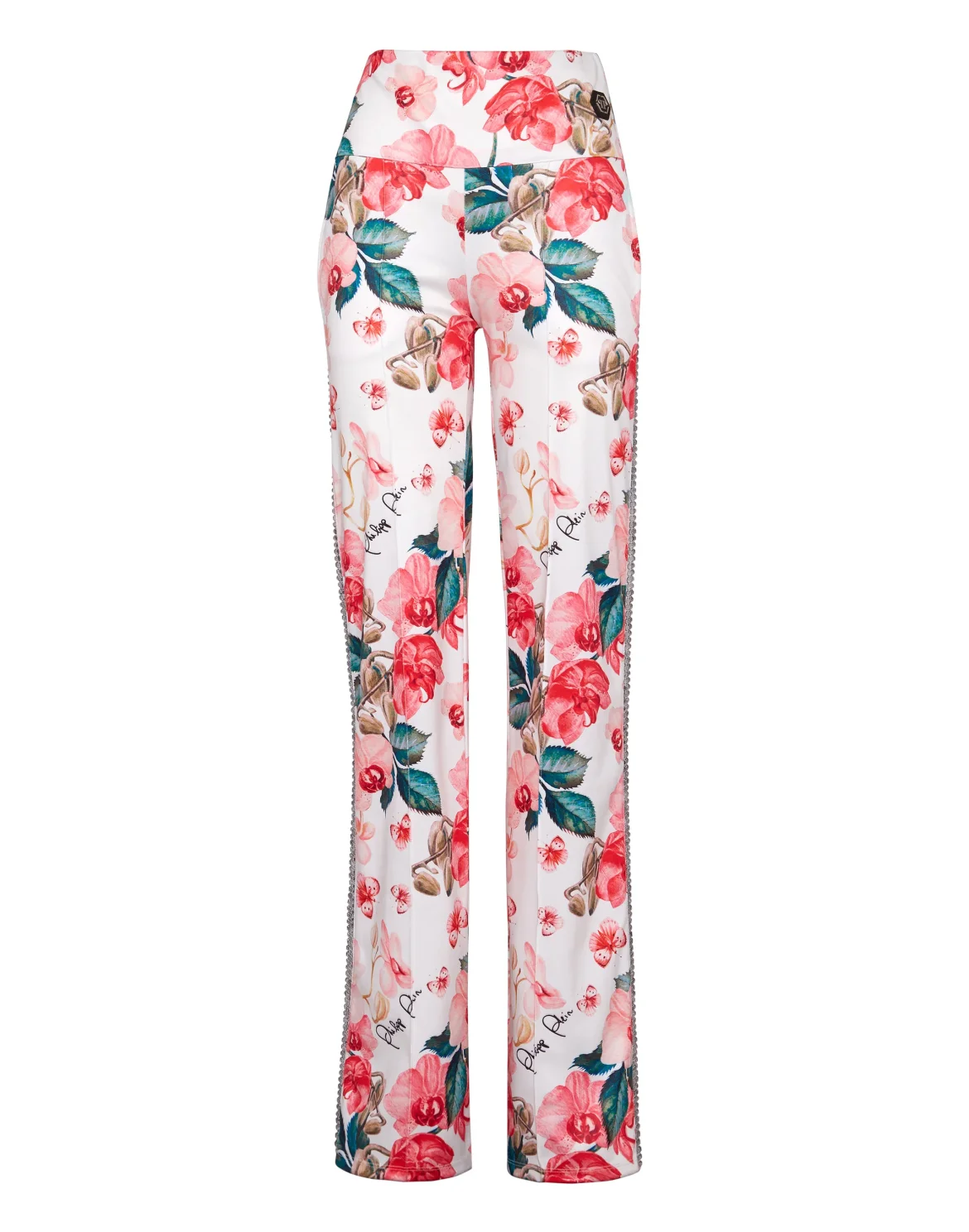 Jogging Trousers Flowers, цвет: Белый