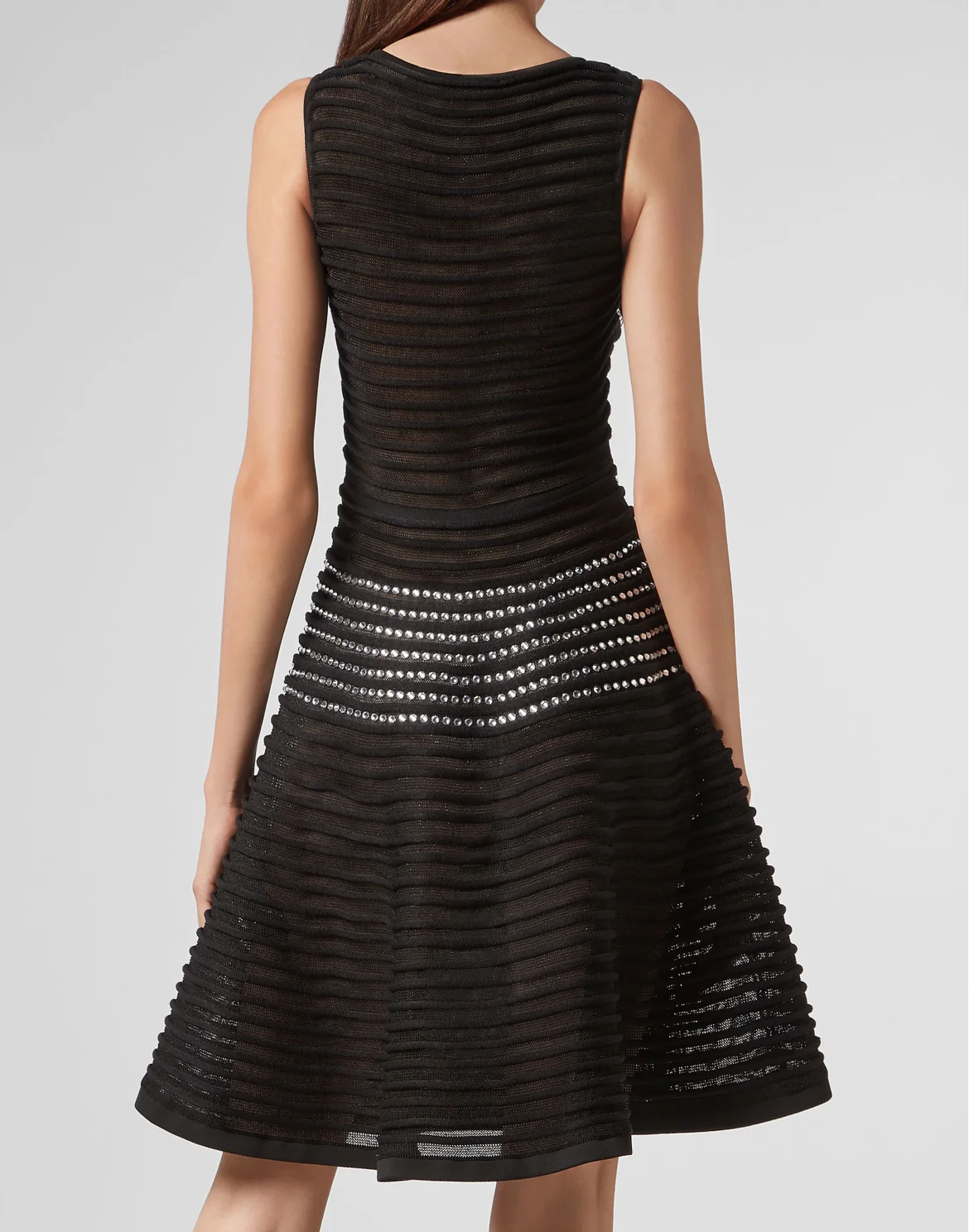 Knit Day Dress Crystal, цвет: Черный