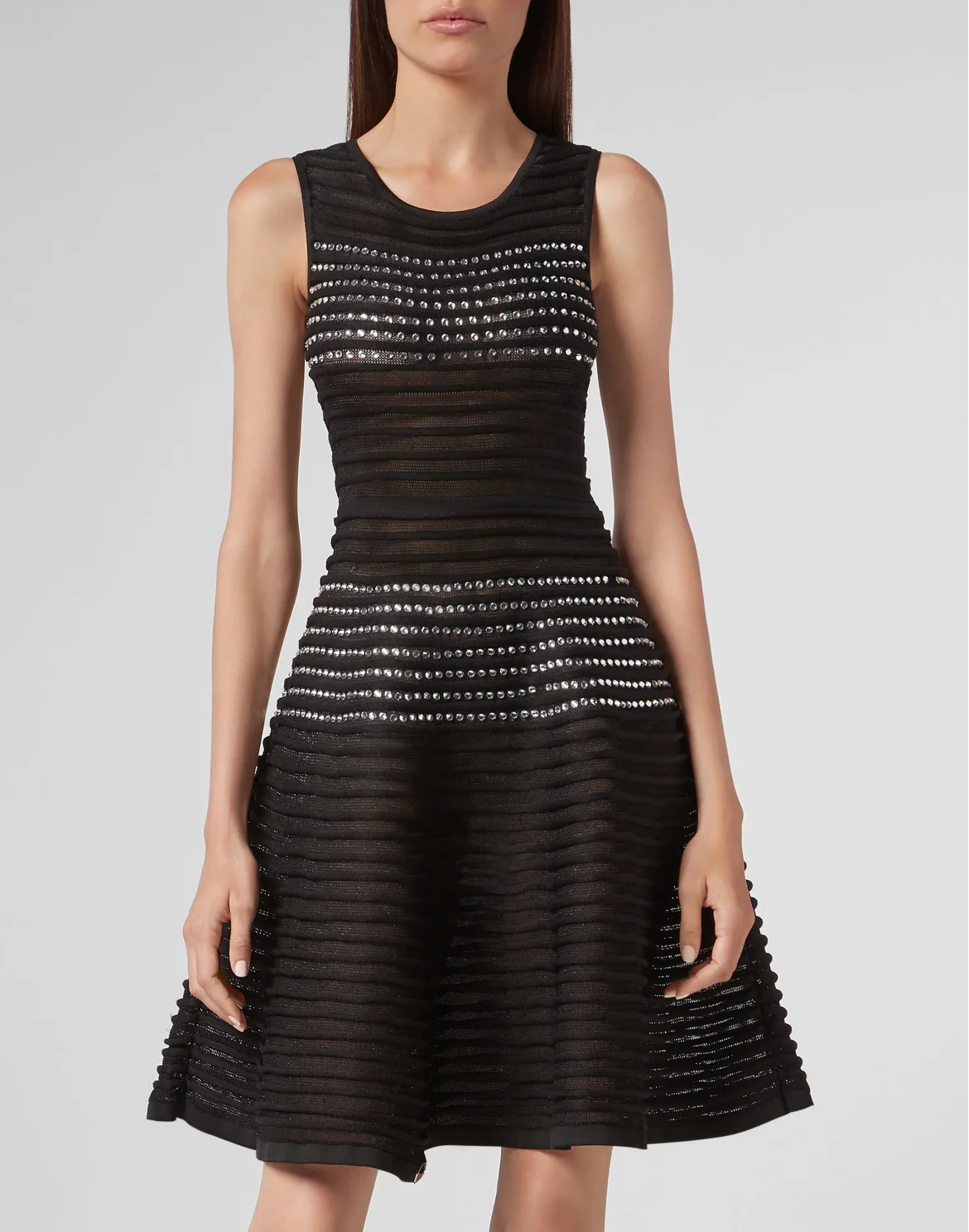 Knit Day Dress Crystal, цвет: Черный