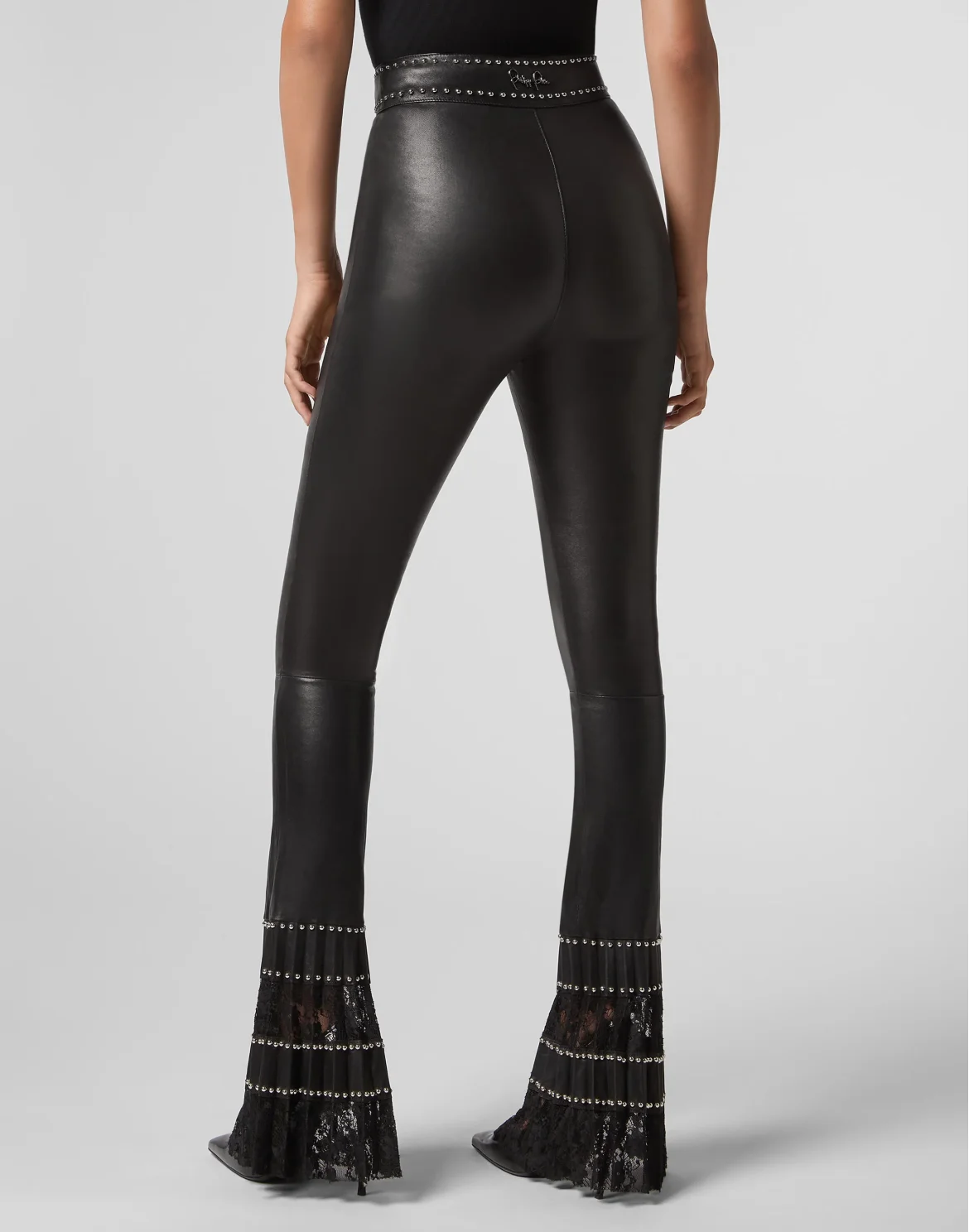 Leather Flares Lace, цвет: Черный